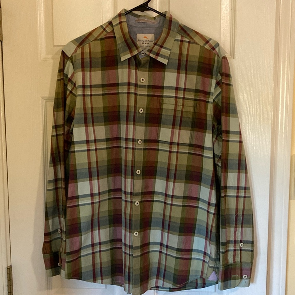 Tommy Bahama Plaid Shirt Medium